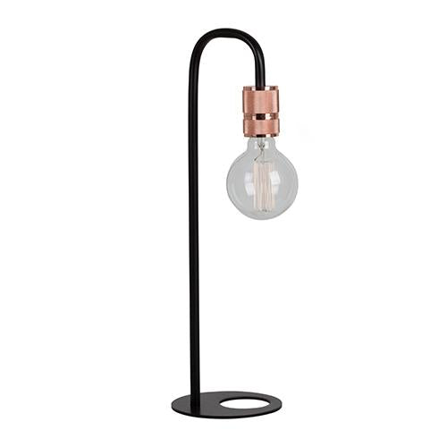 Eurolux - Seville Table Lamp 150mm Black/Copper