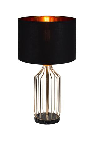 Eurolux - Sinatra Table Lamp 330mm Brass/Black