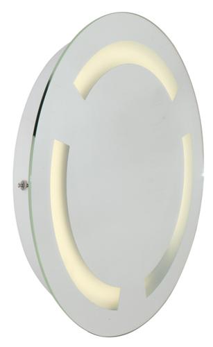 Eurolux - Bathroom Round Mirror Wall Light White