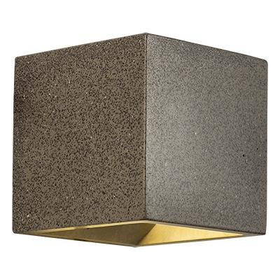 Eurolux - Concrete Wall Light 115mm Sandstone Black