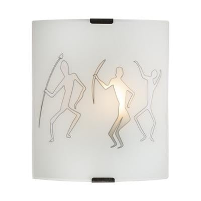 Eurolux - Grafik Ethnic Wall Light 180mm Silver