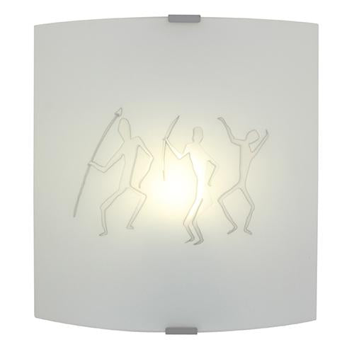 Eurolux - Grafik Ethnic Wall Light 280mm Silver