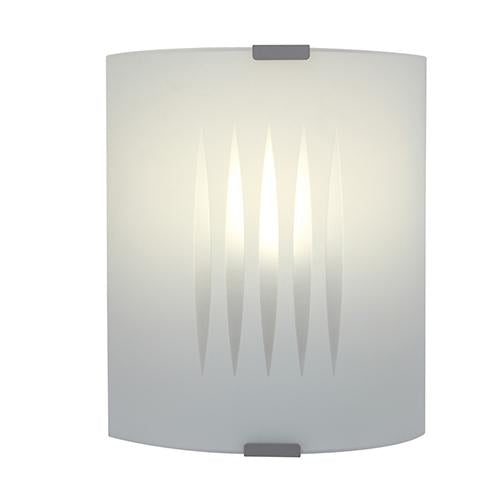 Eurolux - Grafik Lined Wall Light 180mm Silver