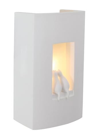 Eurolux - Gypsum Kitten Wall Light 180mm White