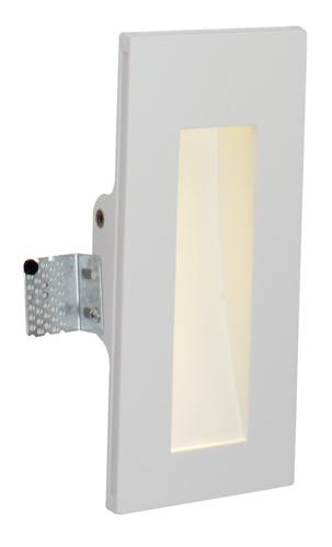 Eurolux - Gypsum Recessed Wall Light 105mm White