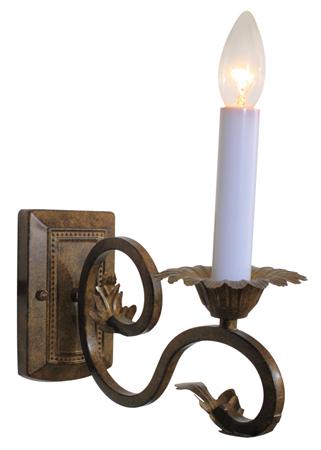 Eurolux - Mediterranean Wall Light 120mm Antique Gold