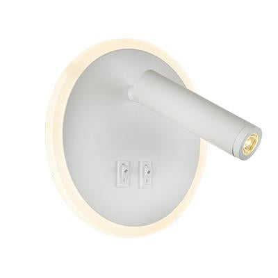 Eurolux - Metal Round Wall Light 160mm White