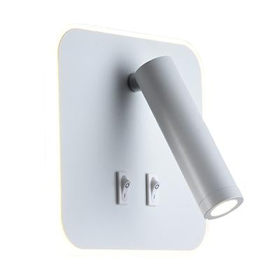 Eurolux - Metal Square Wall Light 155mm White