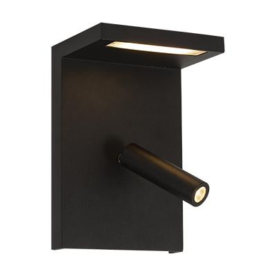 Eurolux - Northern USB 2LT Wall Light Black