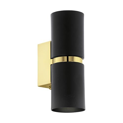 Eurolux - Passa Round Wall Light Black and Gold