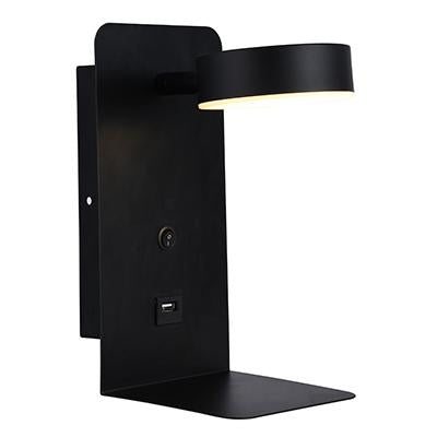 Eurolux - USB LED Wall Light 120mm Black