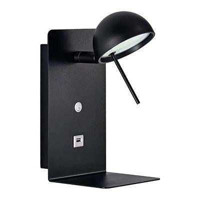 Eurolux - USB Wall Light 120mm Black