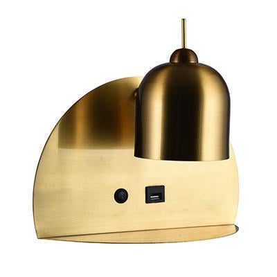 Eurolux - USB Wall Light 260mm Gold