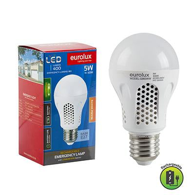 Eurolux - LED Rechargeables Lamp E27 5w 3000K