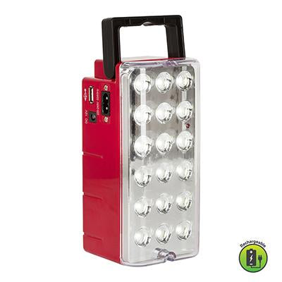 Eurolux - Rechargeables LED Lantern 5.4w Red