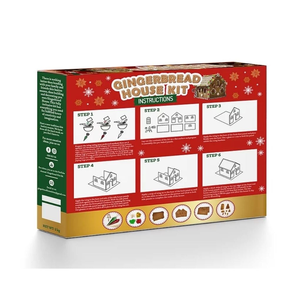 Gingerbread House Kits SA Cookie Decorating Kits Giant Gingerbread Man & Gingerbread House Decorating Kit Combo