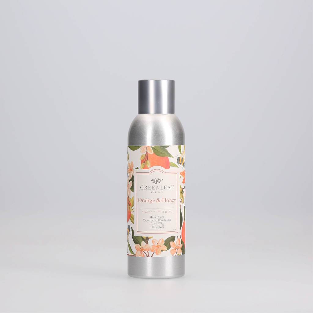 Greenleaf Gifts Room Spray Greenleaf - Room Spray - Orange & Honey