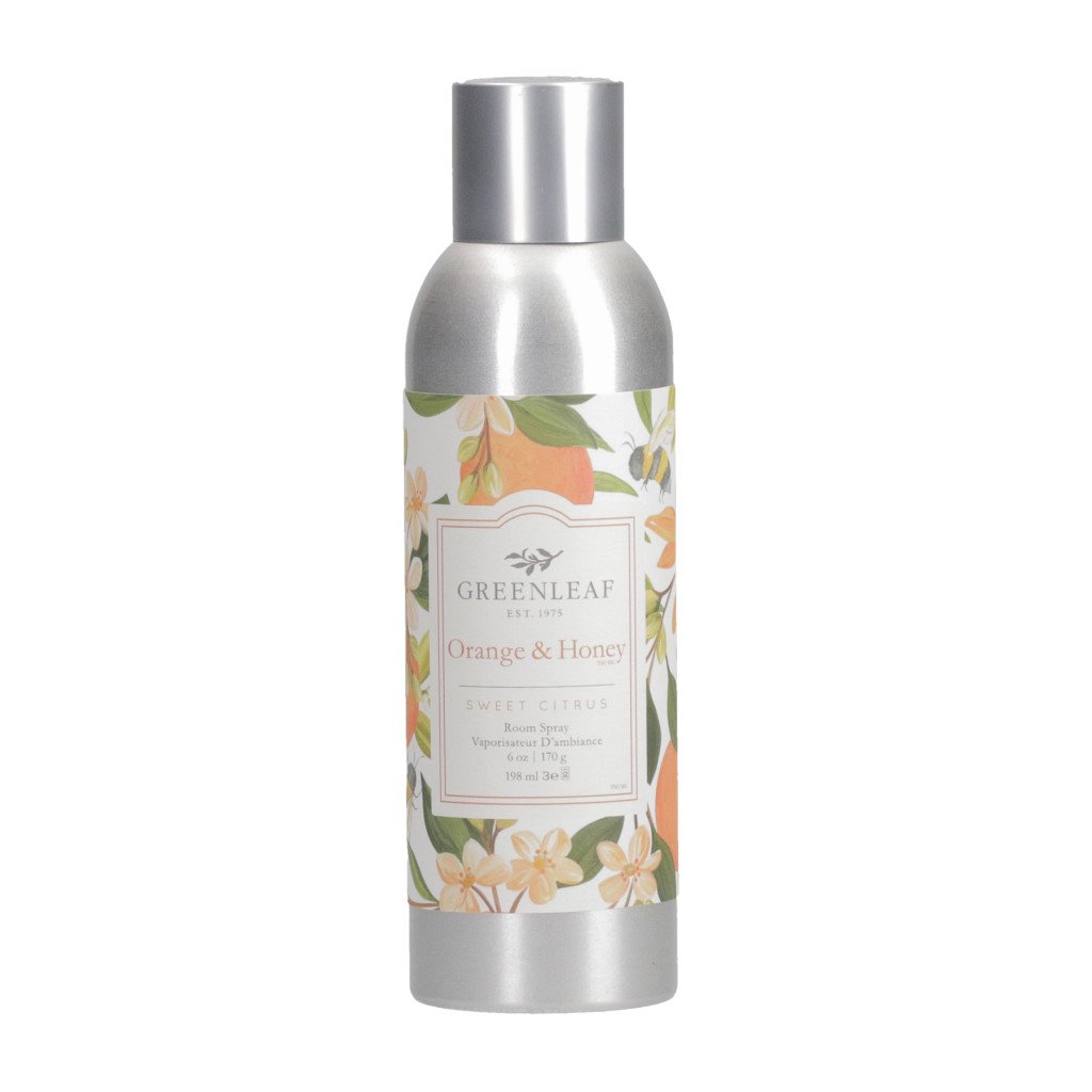 Greenleaf Gifts Room Spray Greenleaf - Room Spray - Orange & Honey