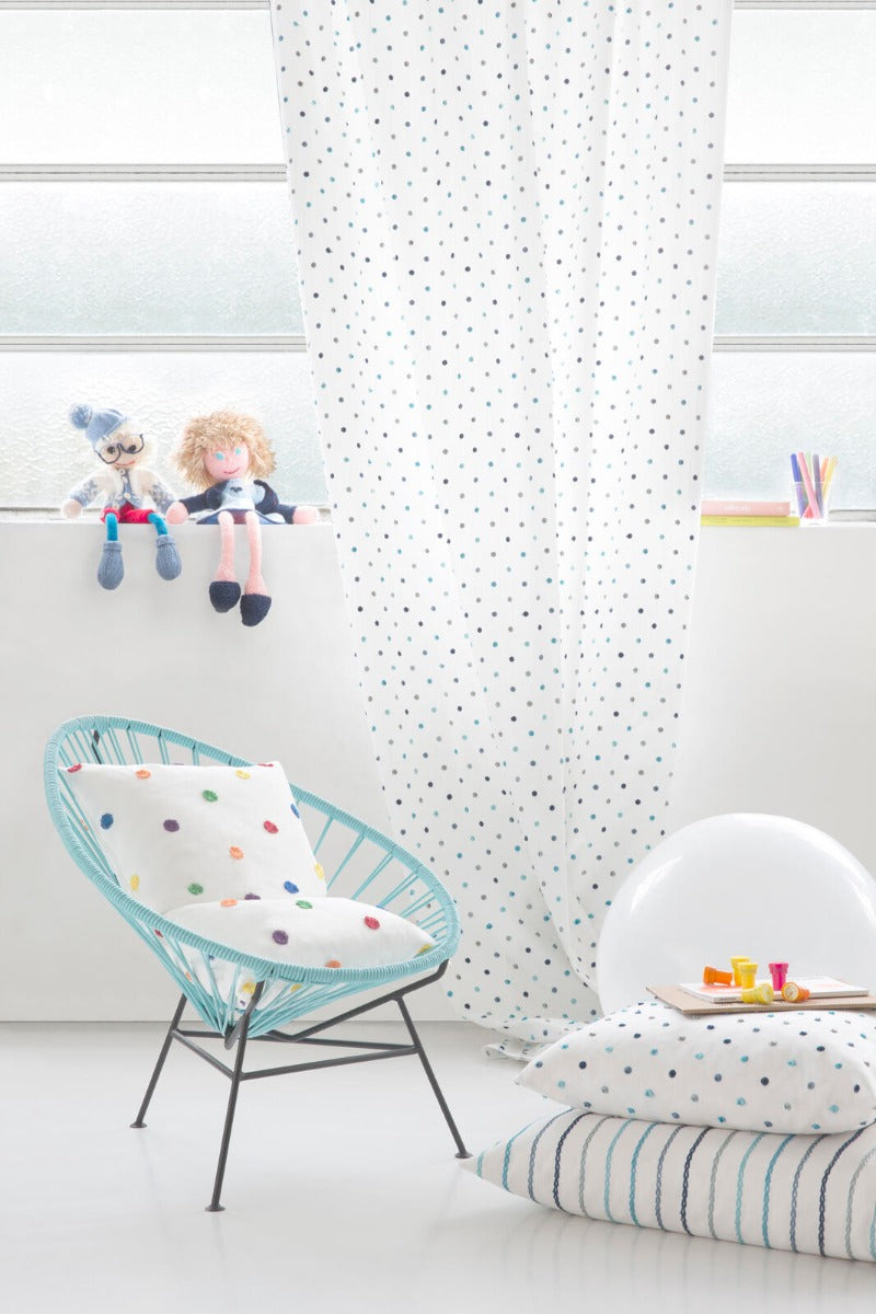 HF Design Home Fabrics Fabric: Collection - Bambino, Design - Petty-02-Sky (Price per meter)
