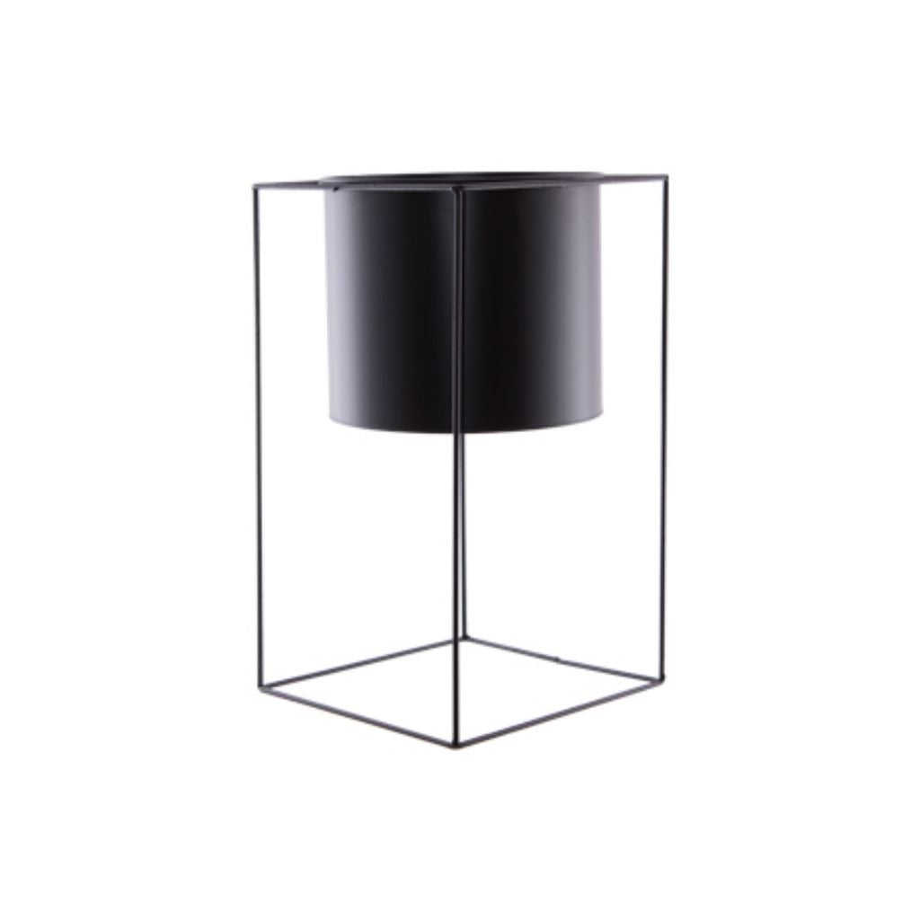 Black Planter Stand (50 cm)