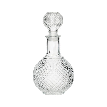 Belly Glass Decanter and Stopper (25cm 950ml)