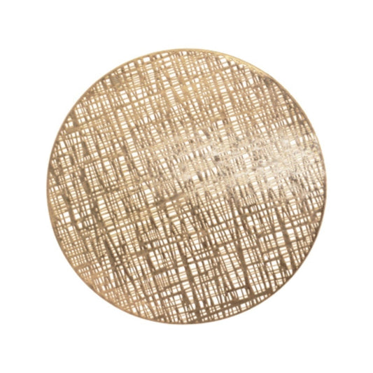 Round Placemat in Champagne - 38 cm Diameter