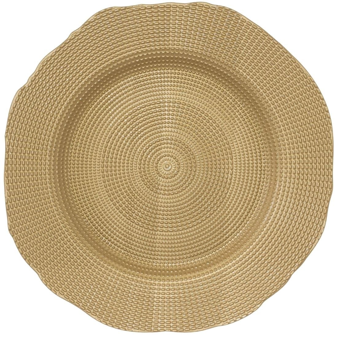 Savoy Matt Gold Underplate / Charger Plate (33 cm) (Set of 4)