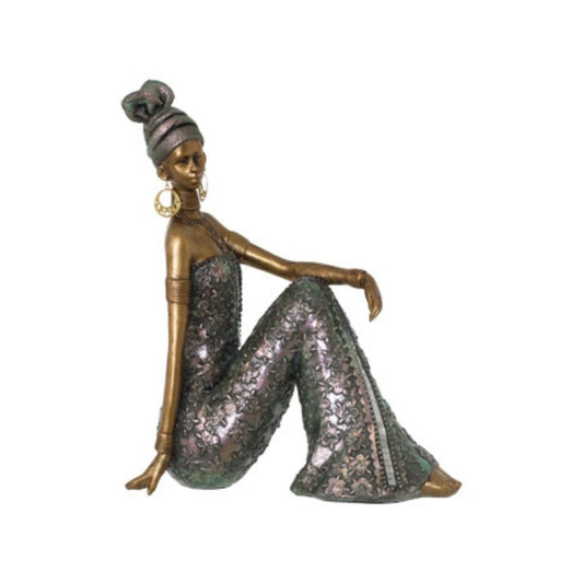 Silver Frangipani Lady Figurine (25 cm)