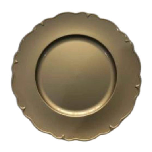 Underplate - Scallop Gold (33 cm)