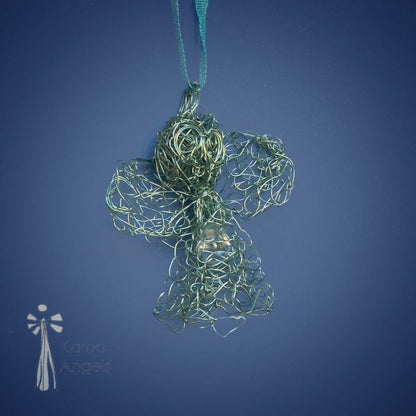 Karoo Angels - Malachite Wire Knitted Juweel Pendant