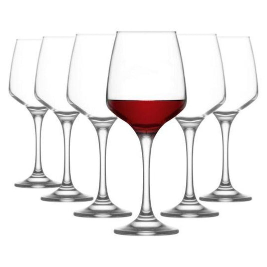 LAV Lal Red Wine Glasses (330 ml) - Set of 6