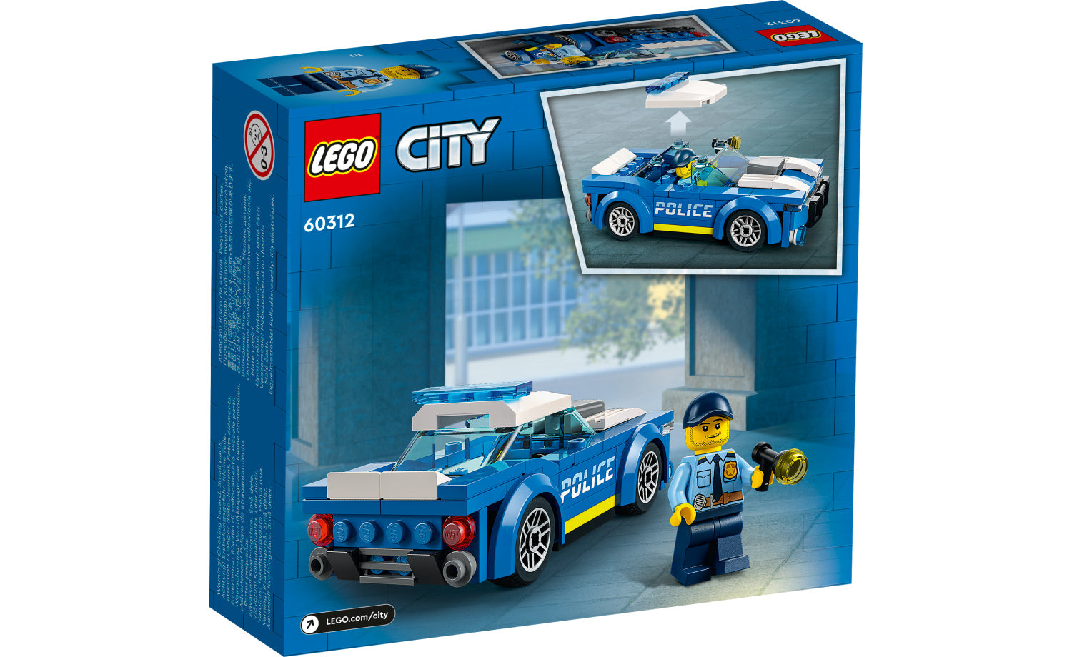 Lego city best sale police car instructions