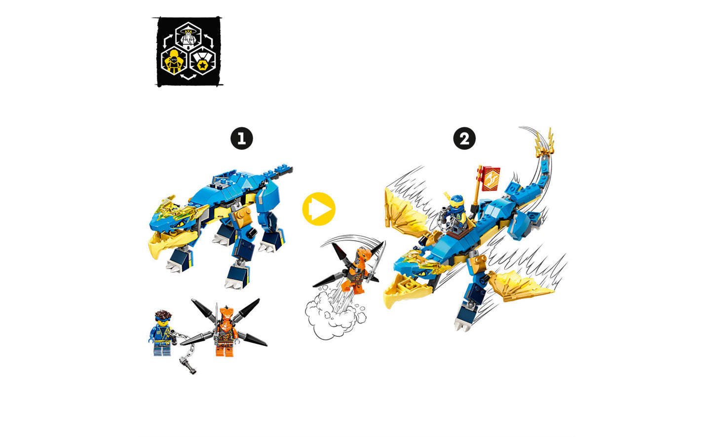 Lego NINJAGO Jays Thunder Dragon EVO - 71760