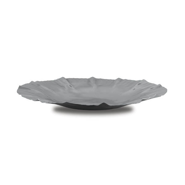 medium stainless steel wave salad platter