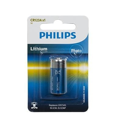 Philips CR123A Lithium Battery 1 Blister