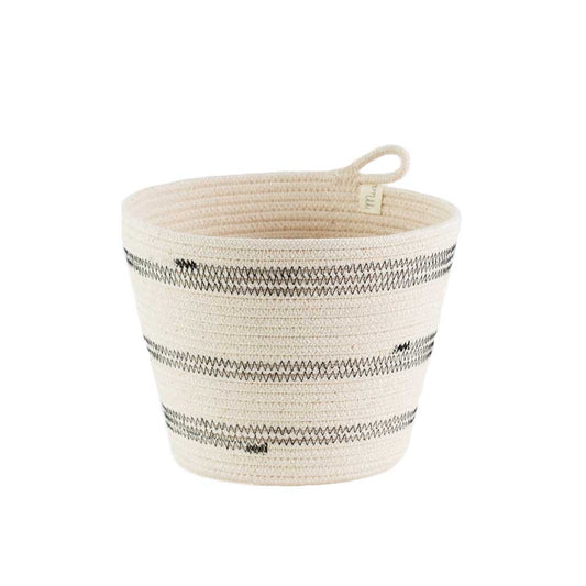 Planter Basket - Stitched Striped
