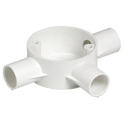 Radiant - Conduit Box 3 Way 20mm PVC - RE251