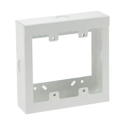 Radiant - Extension Box Open Back White 100x100mm - RE372