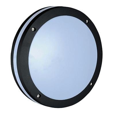 Radiant - Bulkhead Round 350mm 2xE27 Black - RO415