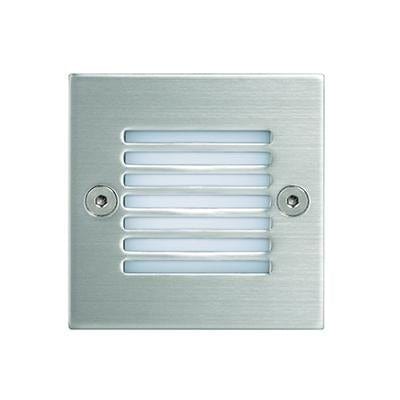 Radiant - Foot Light Outdoor Recess Grid S/Steel LED 1x2w - RB106
