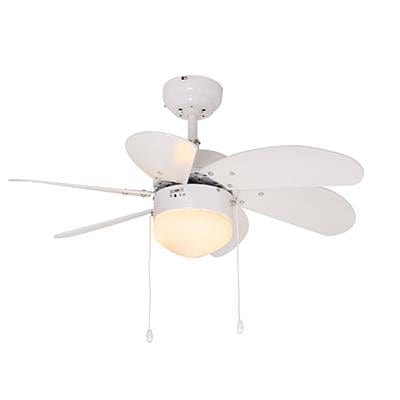 Radiant - Mikro Ceiling/Light Fan White - RF27W