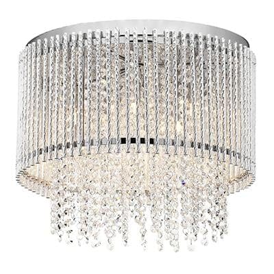 Radiant - Chimes Crystal Ceiling Light Chrome 6xG9 - RC162