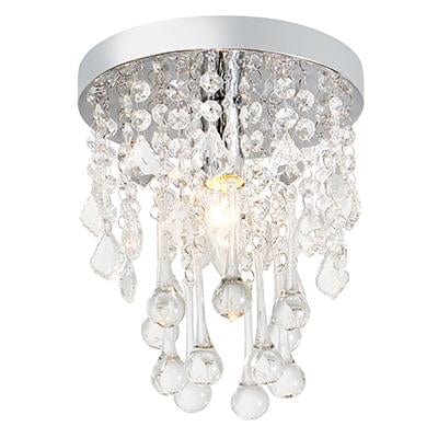 Radiant - Crystal Ceiling Light Chrome 1xE27 - RC176