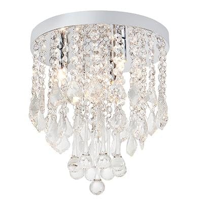 Radiant - Crystal Round Ceiling Light Chrome 3xG9 40w - RC174