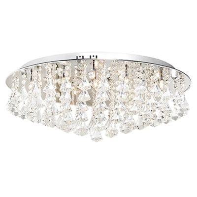 Radiant - Eltham Crystal 18LT Ceiling Light Chrome - RC122