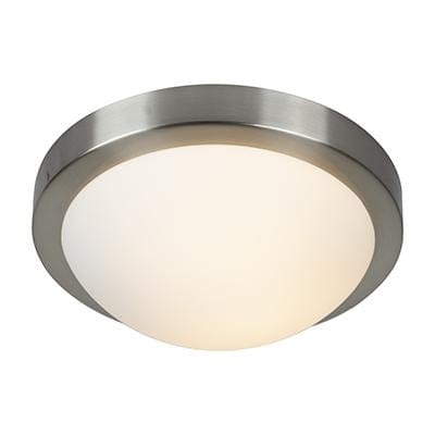 Radiant - Flat Ceiling Light Satin Chrome 1xE27 - RC50SCW