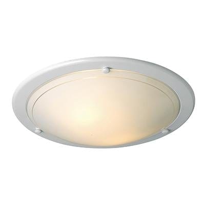 Radiant - Gym Ceiling Light 400mm Satin Chrome - RC164SCW
