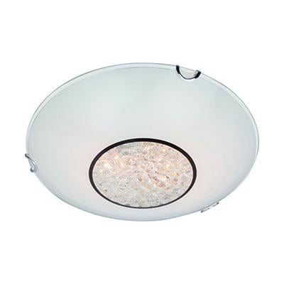 Radiant - Round Crystal Ceiling Light White - RC184