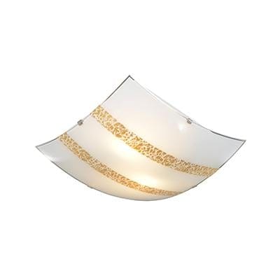 Radiant - Square Ceiling Light 300mm Gold - RC68