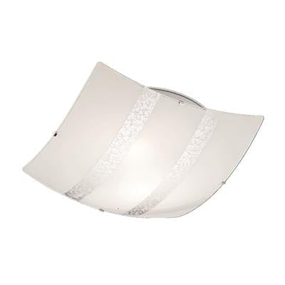Radiant - Square Ceiling Light 400mm Silver - RC71